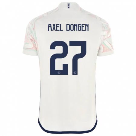 Kandiny Homme Maillot Amourricho Van Axel Dongen #27 Blanc Tenues Extérieur 2023/24 T-Shirt