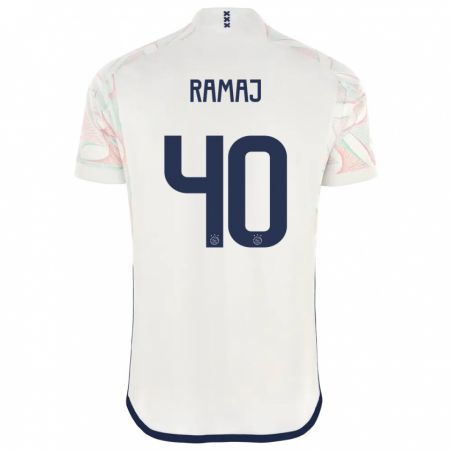 Kandiny Homme Maillot Diant Ramaj #40 Blanc Tenues Extérieur 2023/24 T-Shirt