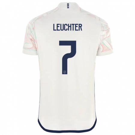 Kandiny Homme Maillot Romée Leuchter #7 Blanc Tenues Extérieur 2023/24 T-Shirt
