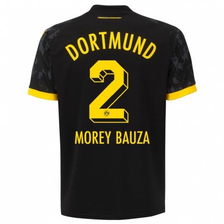 Kandiny Homme Maillot Mateu Morey Bauzà #2 Noir Tenues Extérieur 2023/24 T-Shirt