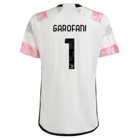 Kandiny Homme Maillot Giovanni Garofani #1 Blanc Rose Tenues Extérieur 2023/24 T-Shirt