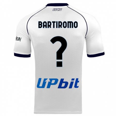 Kandiny Homme Maillot Niccolo Bartiromo #0 Blanc Tenues Extérieur 2023/24 T-Shirt
