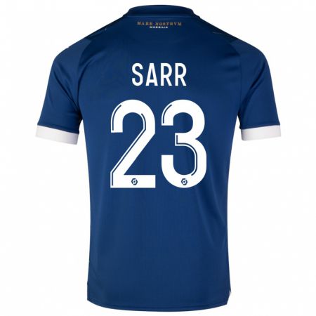 Kandiny Homme Maillot Ismaïla Sarr #23 Bleu Foncé Tenues Extérieur 2023/24 T-Shirt
