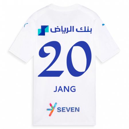 Kandiny Homme Maillot Hyun-Soo Jang #20 Blanc Tenues Extérieur 2023/24 T-Shirt