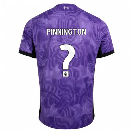 Kandiny Homme Maillot Carter Pinnington #0 Violet Troisieme 2023/24 T-Shirt