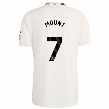 Kandiny Homme Maillot Mason Mount #7 Blanc Troisieme 2023/24 T-Shirt