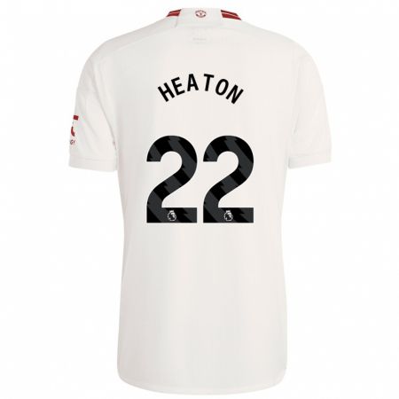 Kandiny Homme Maillot Tom Heaton #22 Blanc Troisieme 2023/24 T-Shirt