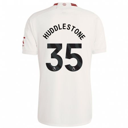 Kandiny Homme Maillot Tom Huddlestone #35 Blanc Troisieme 2023/24 T-Shirt