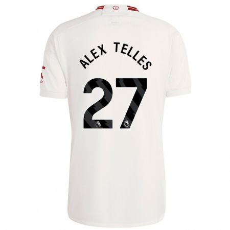 Kandiny Homme Maillot Alex Nicolao Telles #27 Blanc Troisieme 2023/24 T-Shirt