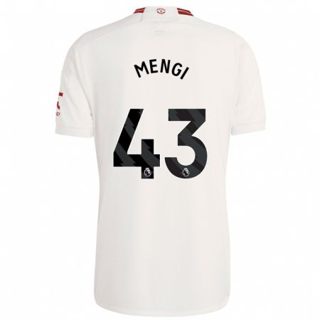 Kandiny Homme Maillot Teden Mengi #43 Blanc Troisieme 2023/24 T-Shirt