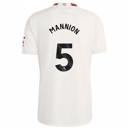 Kandiny Homme Maillot Aoife Mannion #5 Blanc Troisieme 2023/24 T-Shirt