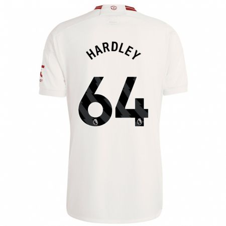 Kandiny Homme Maillot Bjorn Hardley #64 Blanc Troisieme 2023/24 T-Shirt