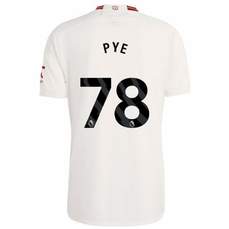 Kandiny Homme Maillot Logan Pye #78 Blanc Troisieme 2023/24 T-Shirt