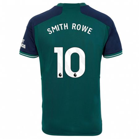 Kandiny Homme Maillot Emile Smith Rowe #10 Vert Troisieme 2023/24 T-Shirt