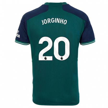 Kandiny Homme Maillot Jorginho #20 Vert Troisieme 2023/24 T-Shirt