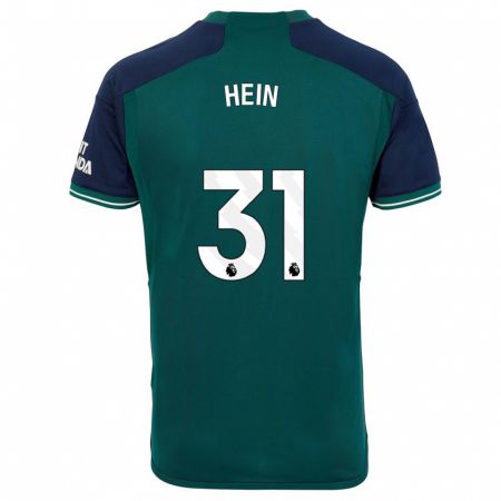Kandiny Homme Maillot Karl Hein #31 Vert Troisieme 2023/24 T-Shirt