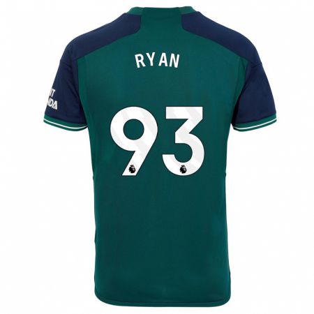 Kandiny Homme Maillot Kamarni Ryan #93 Vert Troisieme 2023/24 T-Shirt