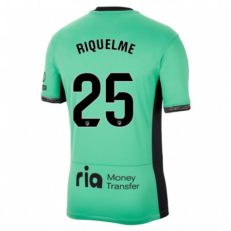 Kandiny Homme Maillot Rodrigo Riquelme #25 Vert Printanier Troisieme 2023/24 T-Shirt