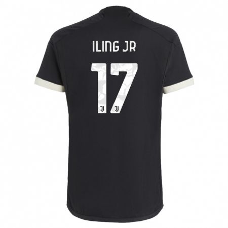 Kandiny Homme Maillot Samuel Iling Junior #17 Noir Troisieme 2023/24 T-Shirt