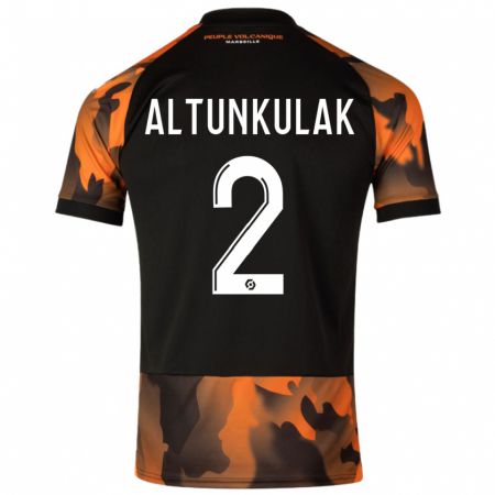 Kandiny Homme Maillot Selen Altunkulak #2 Noir Orange Troisieme 2023/24 T-Shirt