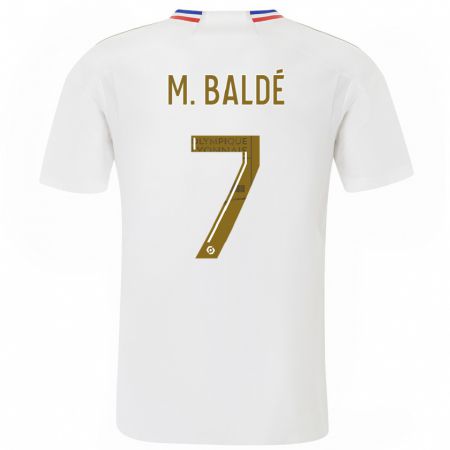 Kandiny Femme Maillot Mama Baldé #7 Blanc Tenues Domicile 2023/24 T-Shirt