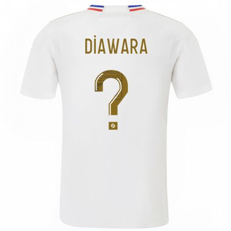 Kandiny Femme Maillot Mahamadou Diawara #0 Blanc Tenues Domicile 2023/24 T-Shirt