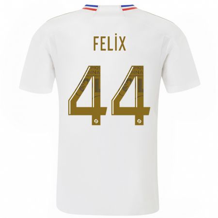 Kandiny Femme Maillot Marley Felix #44 Blanc Tenues Domicile 2023/24 T-Shirt