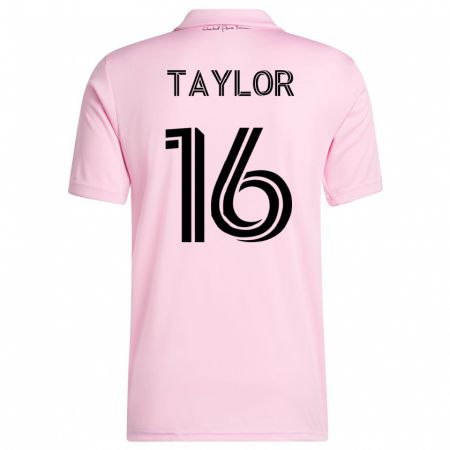 Kandiny Femme Maillot Robert Taylor #16 Rose Tenues Domicile 2023/24 T-Shirt