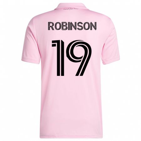 Kandiny Femme Maillot Robbie Robinson #19 Rose Tenues Domicile 2023/24 T-Shirt