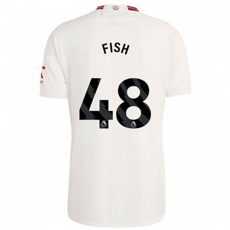 Kandiny Femme Maillot Will Fish #48 Blanc Troisieme 2023/24 T-Shirt