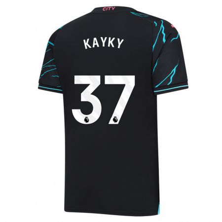 Kandiny Femme Maillot Kayky #37 Bleu Foncé Troisieme 2023/24 T-Shirt