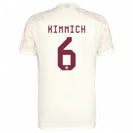 Kandiny Femme Maillot Joshua Kimmich #6 Blanc Cassé Troisieme 2023/24 T-Shirt