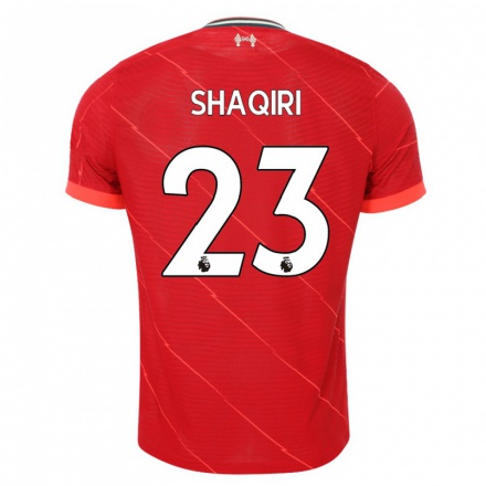 Enfant Football Maillot Xherdan Shaqiri #23 Rouge Tenues Domicile 2021/22 T-Shirt