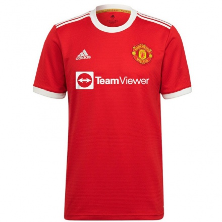 Enfant Football Maillot Votre Nom #0 Rouge Tenues Domicile 2021/22 T-shirt
