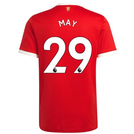 Enfant Football Maillot Rebecca May #29 Rouge Tenues Domicile 2021/22 T-Shirt