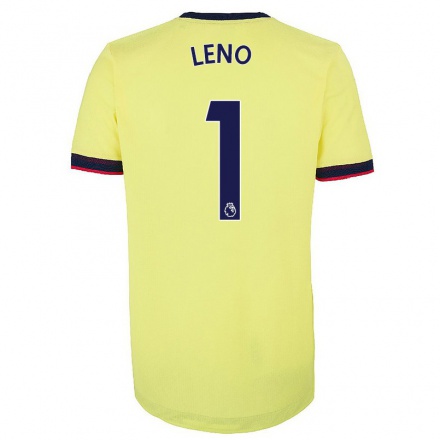 Enfant Football Maillot Bernd Leno #1 Rouge Blanc Tenues Domicile 2021/22 T-shirt