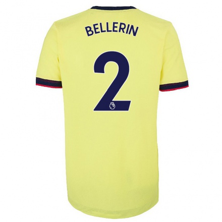 Enfant Football Maillot Hector Bellerin #2 Rouge Blanc Tenues Domicile 2021/22 T-shirt