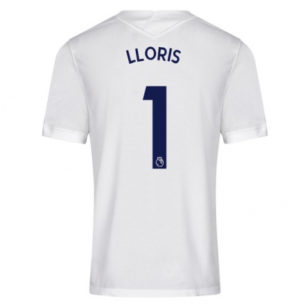 Enfant Football Maillot Hugo Lloris #1 Blanche Tenues Domicile 2021/22 T-Shirt