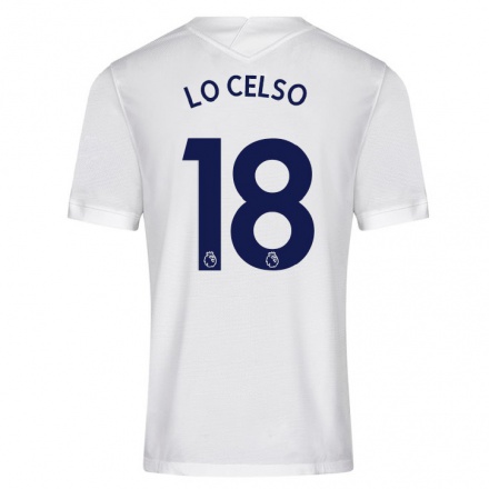 Enfant Football Maillot Giovani Lo Celso #18 Blanche Tenues Domicile 2021/22 T-shirt