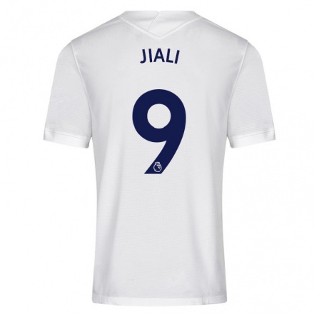 Enfant Football Maillot Tang Jiali #9 Blanche Tenues Domicile 2021/22 T-Shirt