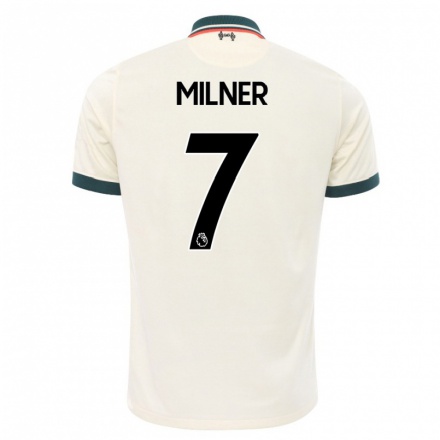 Enfant Football Maillot James Milner #7 Beige Tenues Extérieur 2021/22 T-Shirt