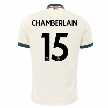 Enfant Football Maillot Alex Oxlade-Chamberlain #15 Beige Tenues Extérieur 2021/22 T-Shirt