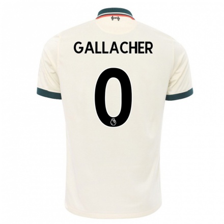 Enfant Football Maillot Tony Gallacher #0 Beige Tenues Extérieur 2021/22 T-Shirt