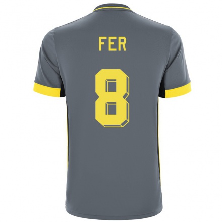 Enfant Football Maillot Leroy Fer #8 Gris Noir Tenues Extérieur 2021/22 T-Shirt
