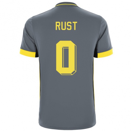 Enfant Football Maillot Fabiano Rust #0 Gris Noir Tenues Extérieur 2021/22 T-Shirt