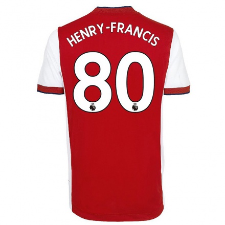 Enfant Football Maillot Jack Henry-Francis #80 Jaune Tenues Extérieur 2021/22 T-Shirt