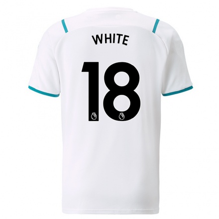 Enfant Football Maillot Ellen White #18 Blanche Tenues Extérieur 2021/22 T-Shirt
