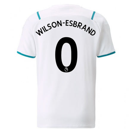 Enfant Football Maillot Josh Wilson-Esbrand #0 Blanche Tenues Extérieur 2021/22 T-Shirt