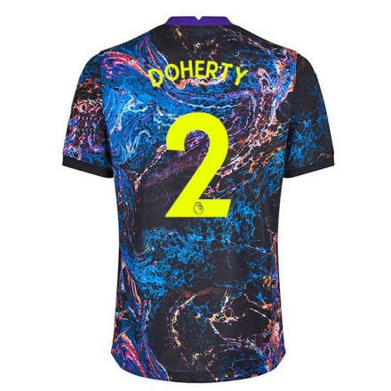 Enfant Football Maillot Matt Doherty #2 Multicolore Tenues Extérieur 2021/22 T-Shirt