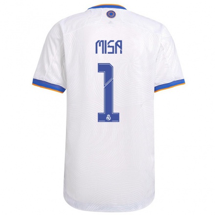 Enfant Football Maillot Misa #1 Blanche Tenues Domicile 2021/22 T-shirt